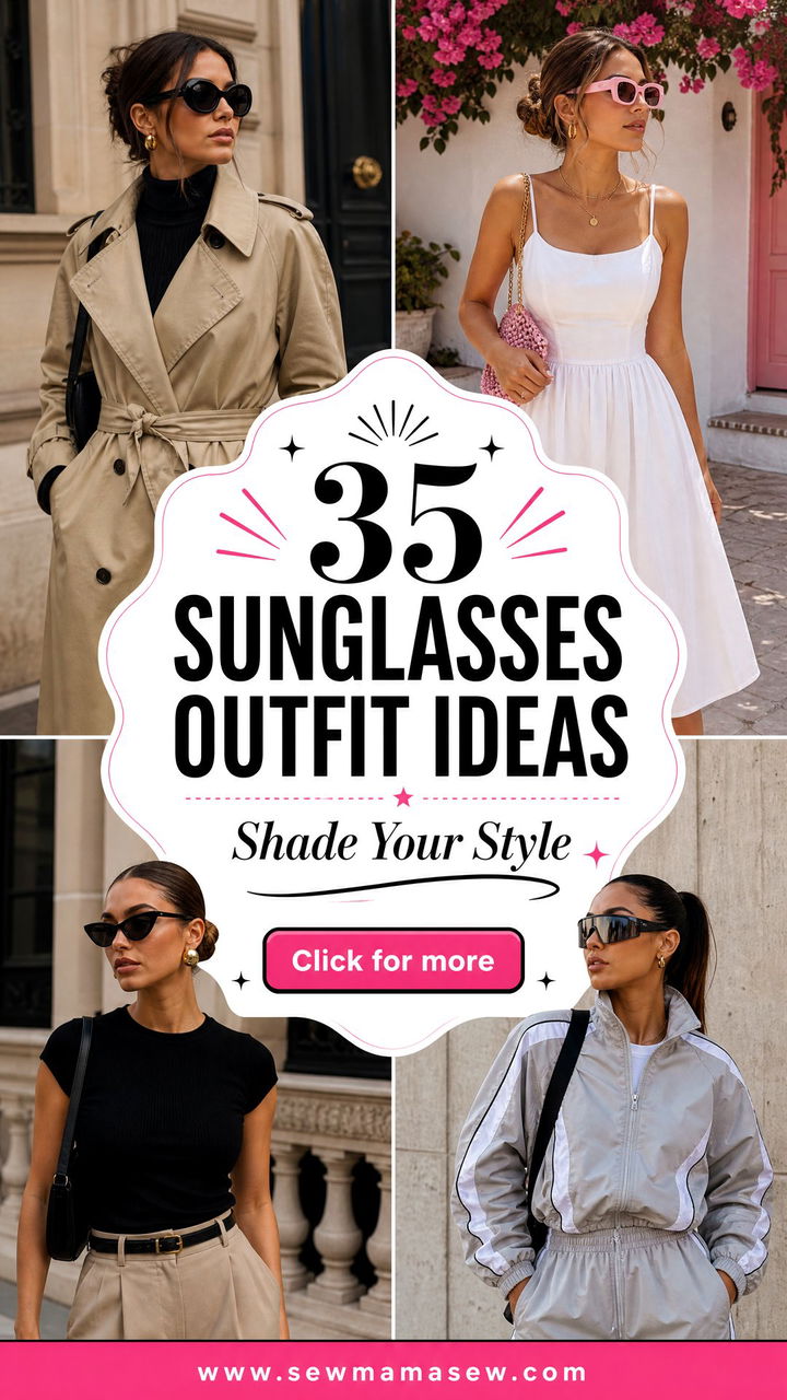 35 Sunglasses Outfit Ideas to Elevate Your Style - 35 Sunglasses Outfit Ideas to Elevate Your Style