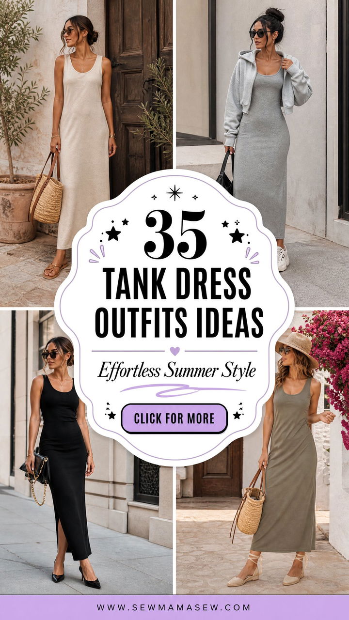 35 Tank Dress Outfits Ideas for Effortless Style - 35 Tank Dress Outfits Ideas for Effortless Style