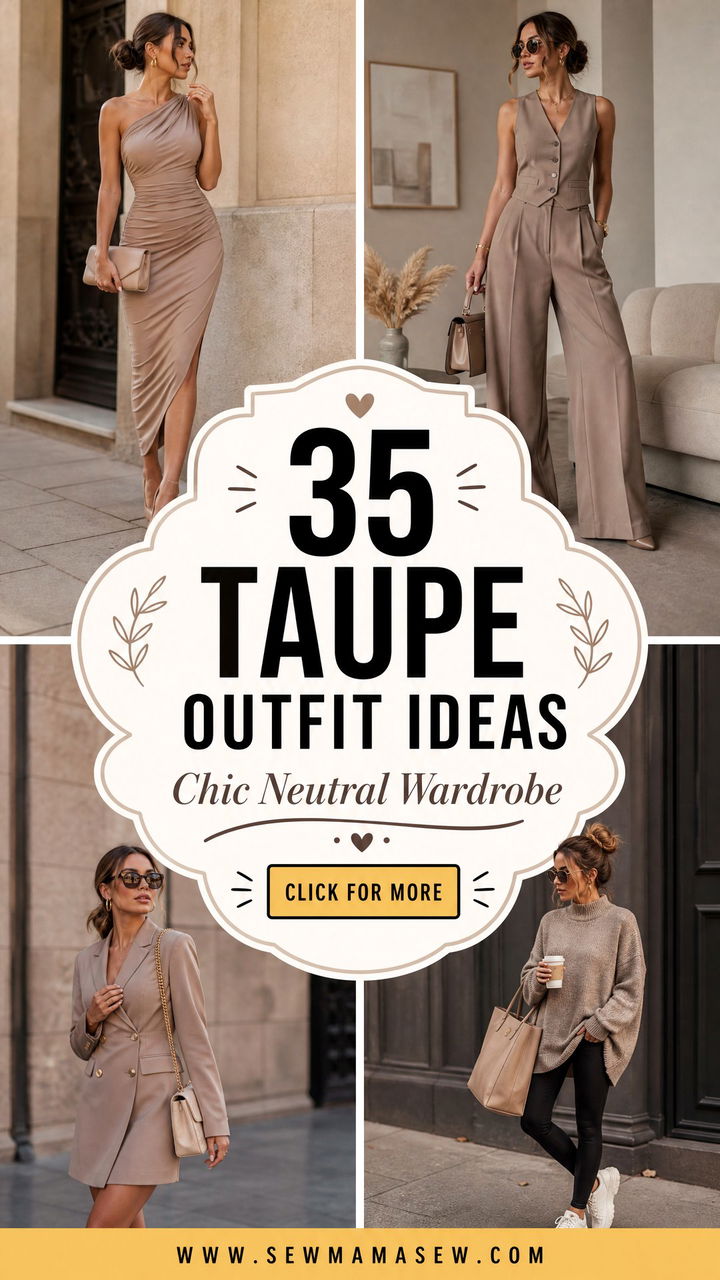 35 Taupe Outfit Ideas for a Chic Neutral Wardrobe - 35 Taupe Outfit Ideas for a Chic Neutral Wardrobe