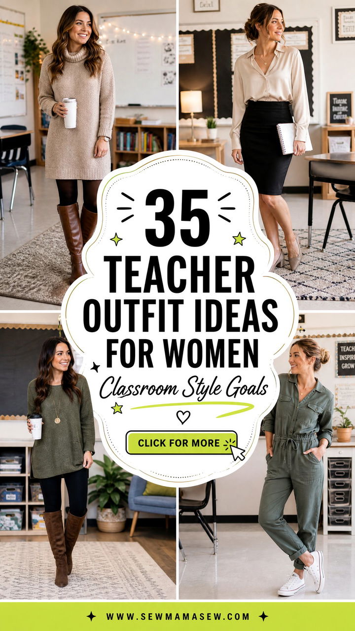 35 Teacher Outfit Ideas for Women Classroom Style - 35 Teacher Outfit Ideas for Women: Classroom Style