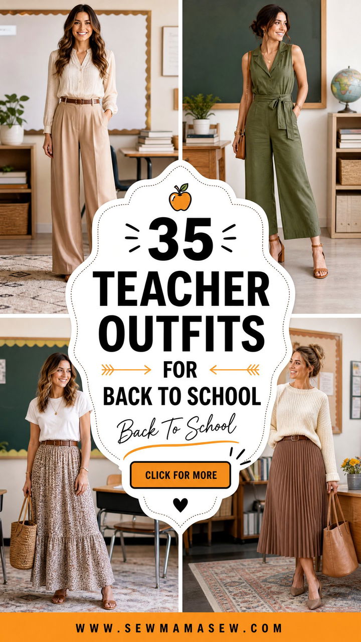35 Teacher Outfits for Back to School Season - 35 Teacher Outfits for Back to School Season