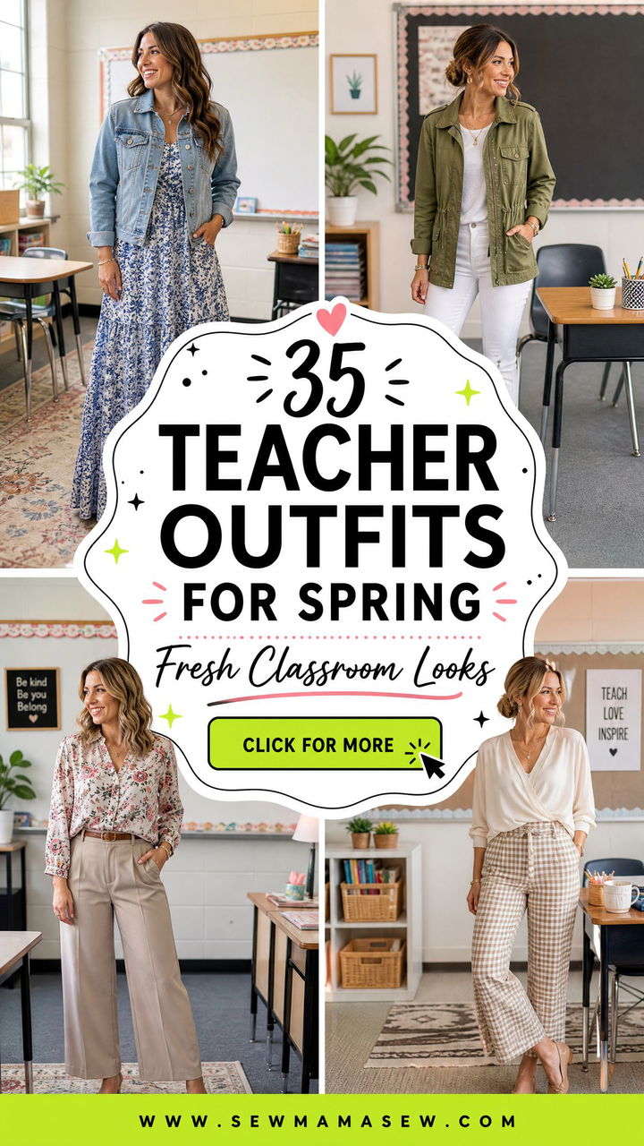 35 Teacher Outfits for Spring Fresh Classroom Looks - 35 Teacher Outfits for Spring: Fresh Classroom Looks