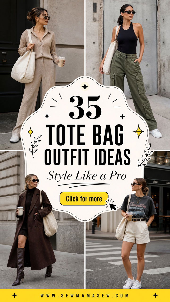 35 Tote Bag Outfit Ideas to Style Like a Pro - 35 Tote Bag Outfit Ideas to Style Like a Pro