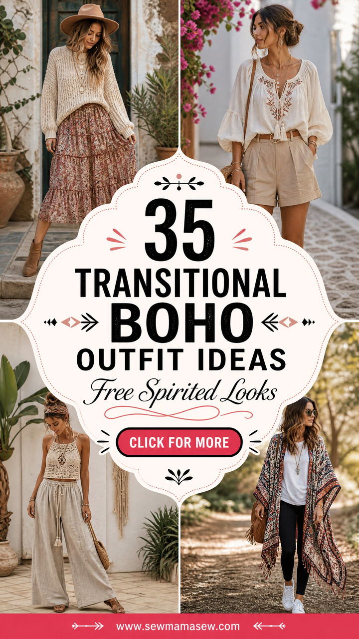 35 Transitional Boho Outfit Ideas for Season Swaps - 35 Transitional Boho Outfit Ideas for Season Swaps