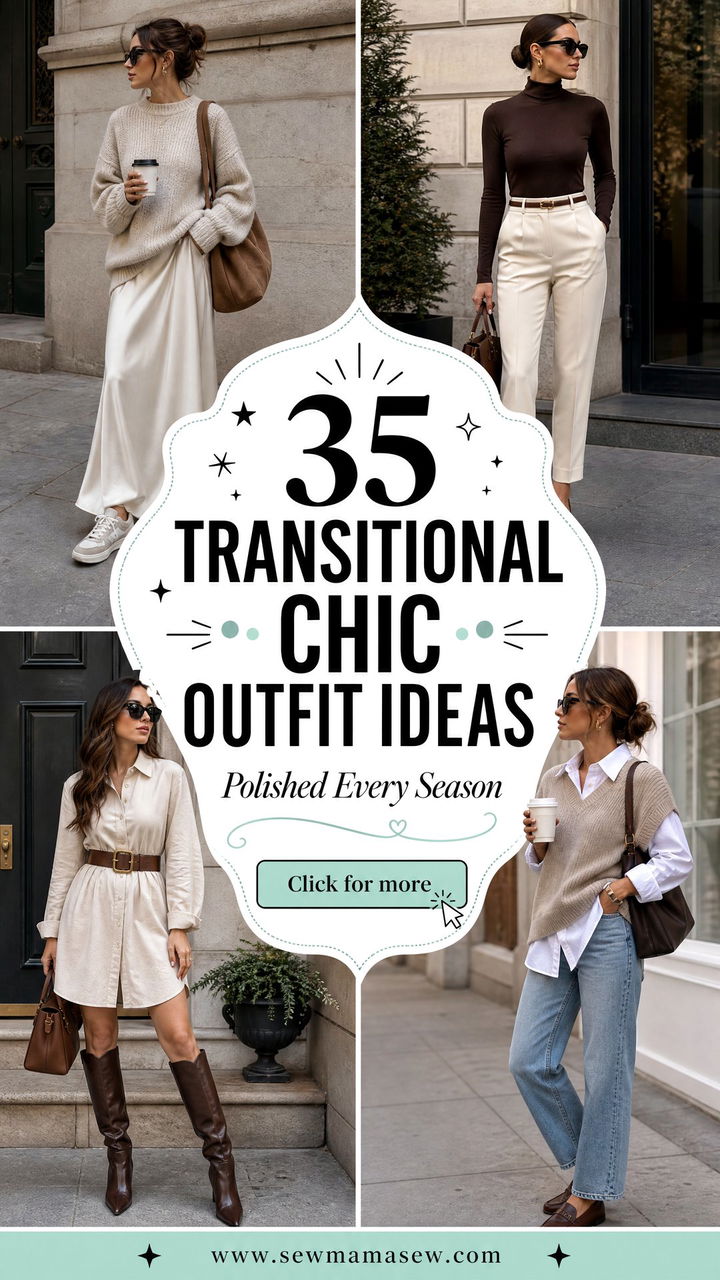 35 Transitional Chic Outfit Ideas for Every Season - 35 Transitional Chic Outfit Ideas for Every Season
