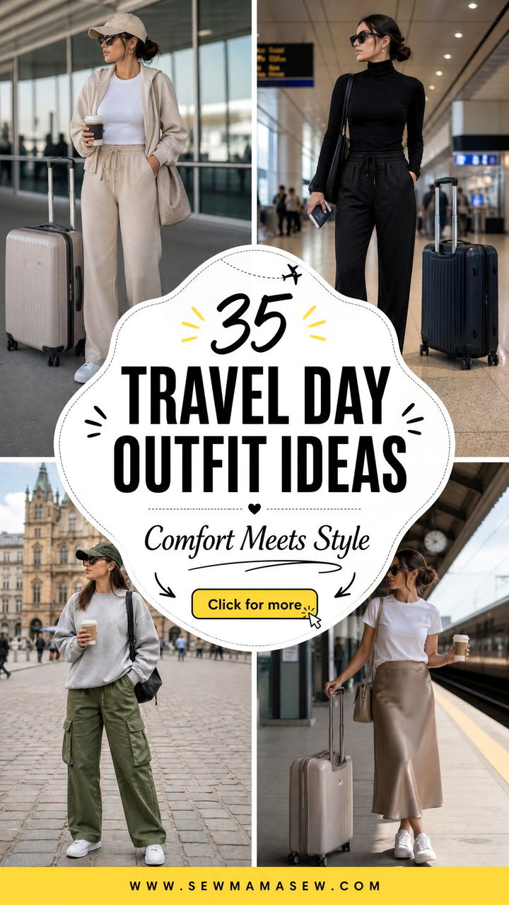 35 Travel Day Outfit Ideas for Comfort and Style - 35 Travel Day Outfit Ideas for Comfort and Style