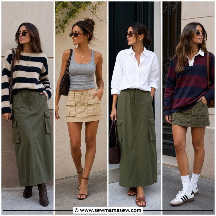 35 Trendy Cargo Skirt Outfit Ideas to Inspire You