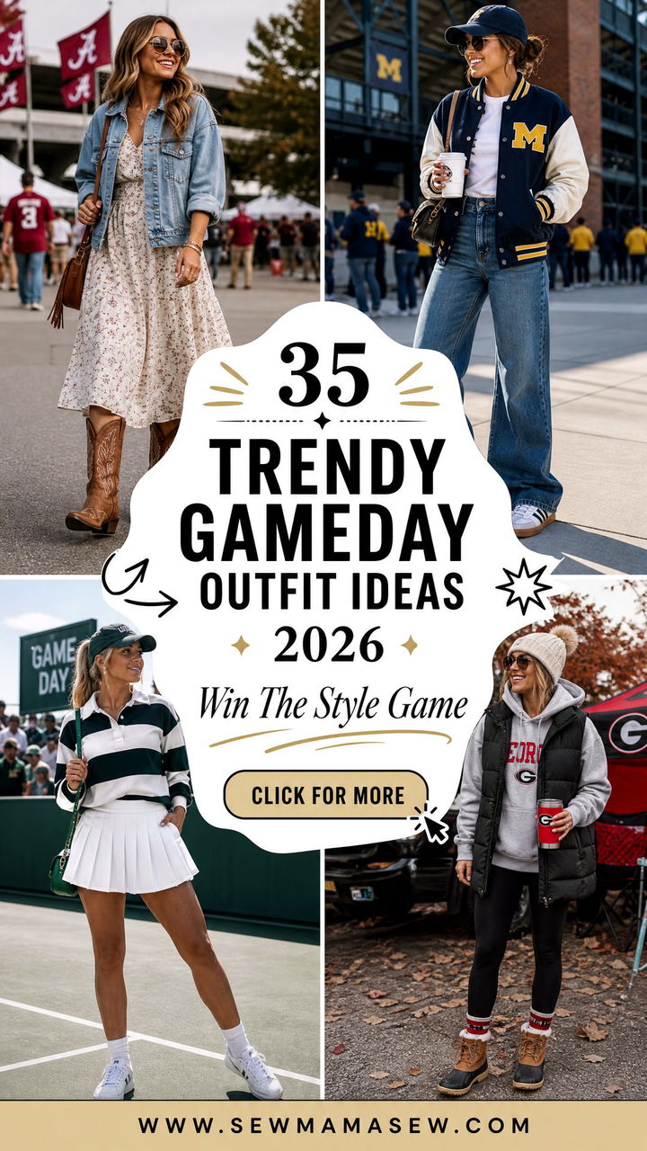 35 Trendy Gameday Outfit Ideas 2026 for Every Fan - 35 Trendy Gameday Outfit Ideas 2026 for Every Fan
