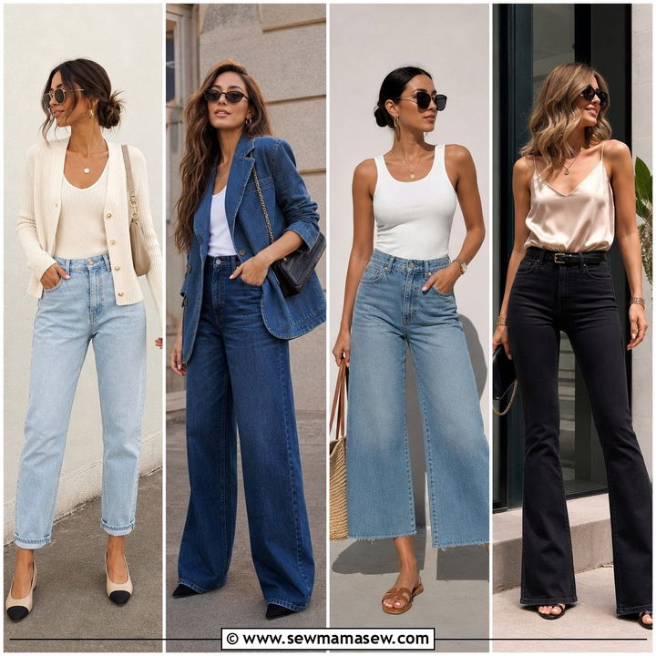 35 Trendy Jeans Outfit Ideas for Women Over 40