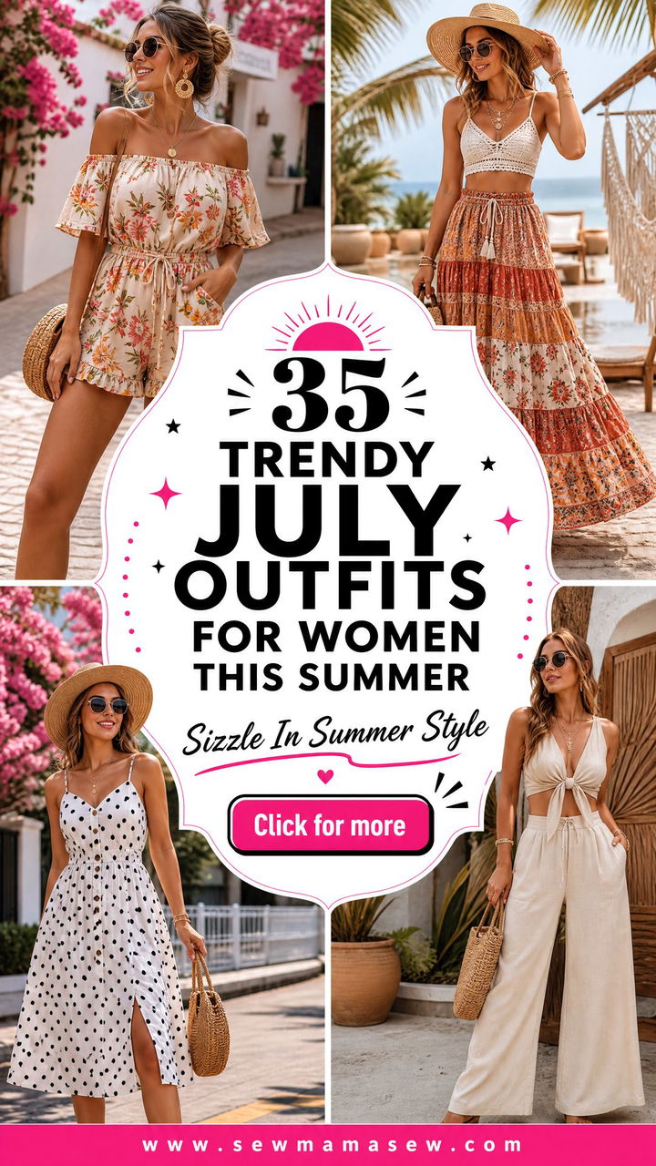 35 Trendy July Outfits for Women This Summer - 35 Trendy July Outfits for Women This Summer