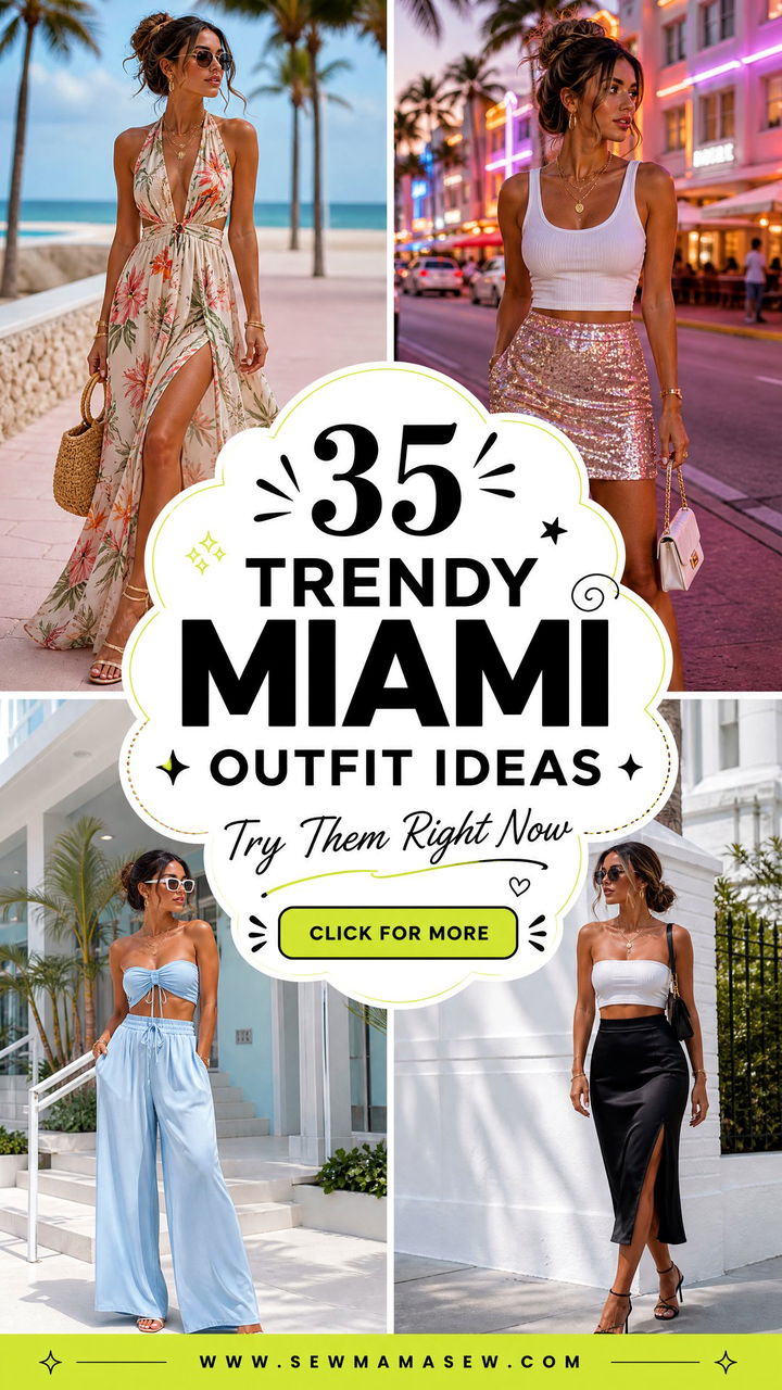 35 Trendy Miami Outfit Ideas for Women to Try Now - 35 Trendy Miami Outfit Ideas for Women to Try Now