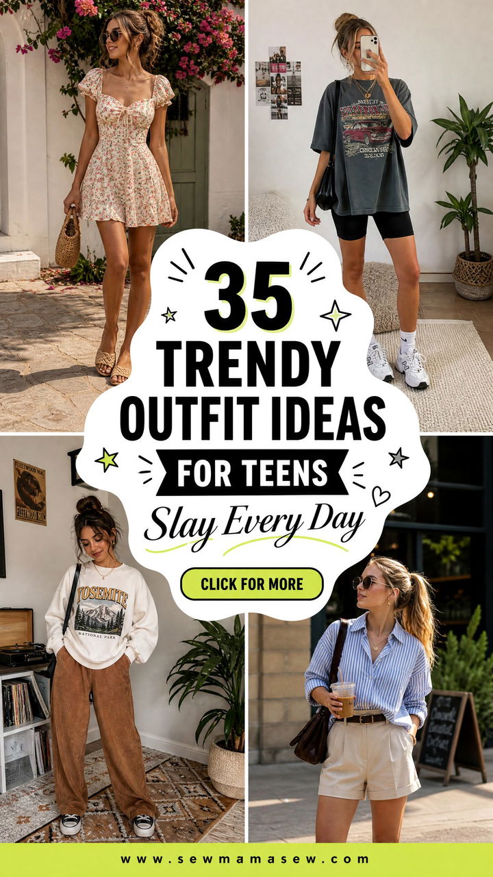 35 Trendy Outfit Ideas for Teens to Slay Every Day - 35 Trendy Outfit Ideas for Teens to Slay Every Day