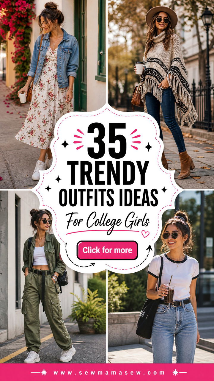 35 Trendy Outfits for College Girls This Semester - 35 Trendy Outfits for College Girls This Semester