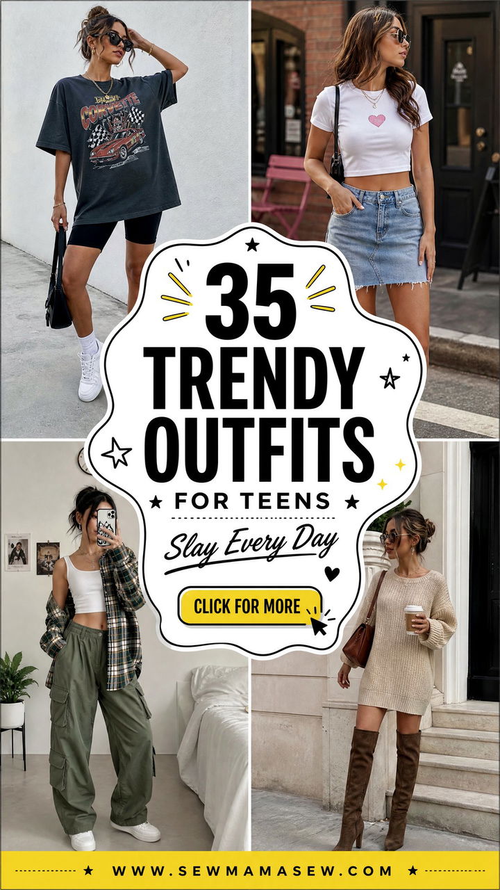 35 Trendy Outfits for Teens to Slay Every Day - 35 Trendy Outfits for Teens to Slay Every Day