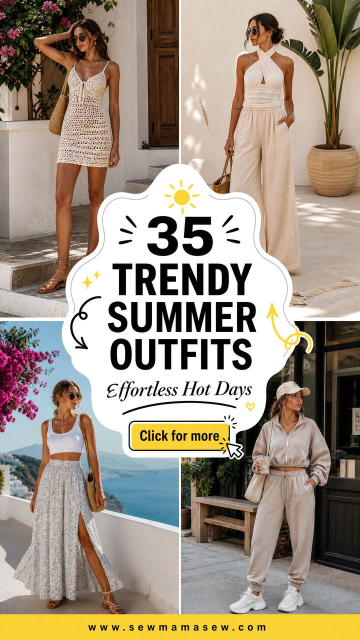 35 Trendy Summer Outfits for Effortless Hot Days - 35 Trendy Summer Outfits for Effortless Hot Days