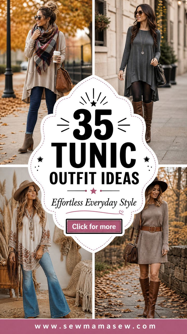 35 Tunic Outfit Ideas for Effortless Everyday Style - 35 Tunic Outfit Ideas for Effortless Everyday Style