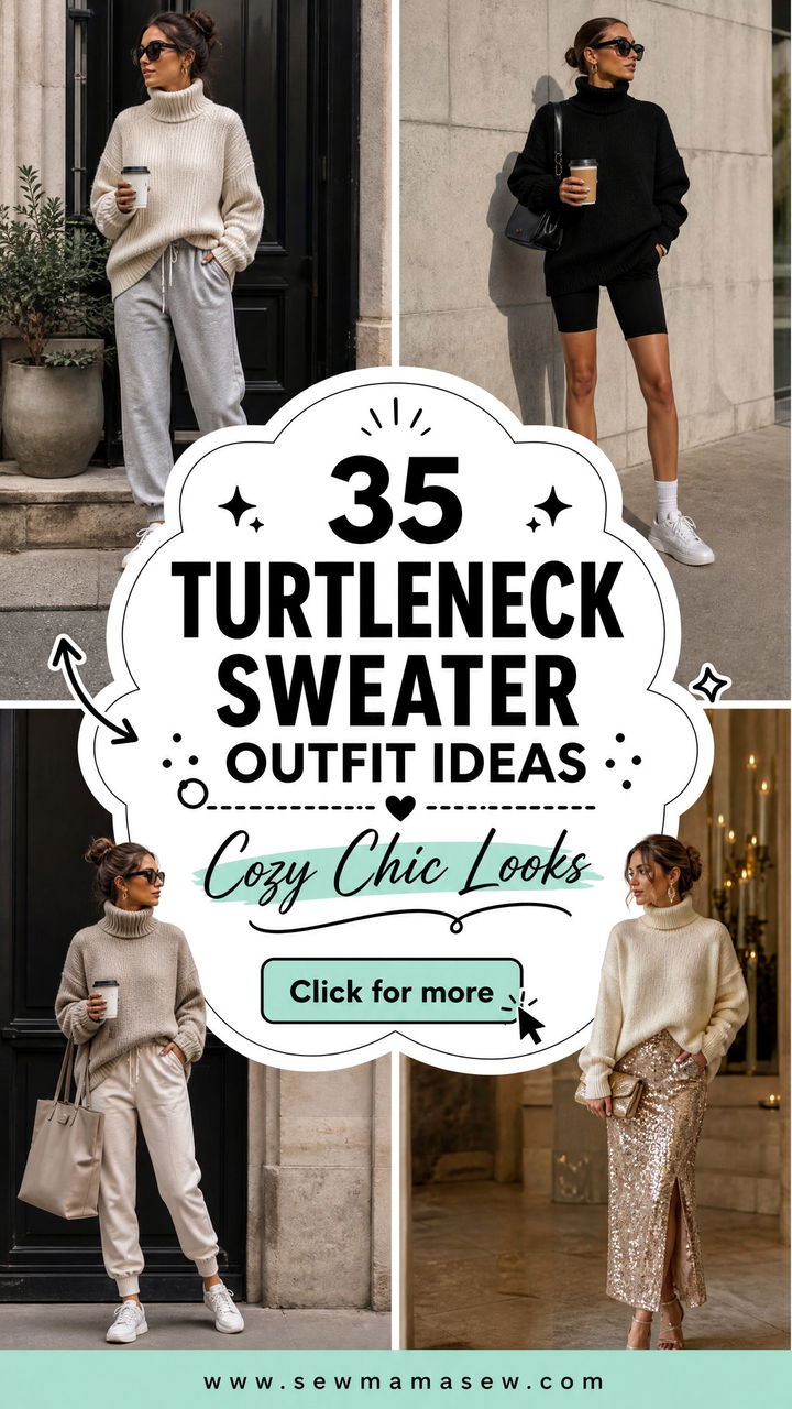 35 Turtleneck Sweater Outfit Ideas for Cozy Chic Looks - 35 Turtleneck Sweater Outfit Ideas for Cozy Chic Looks