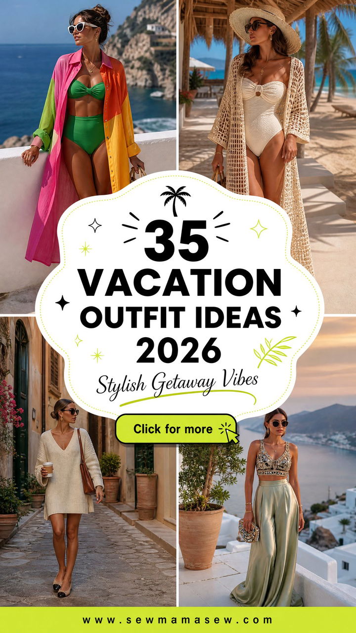 35 Vacation Outfit Ideas 2026 for Stylish Getaways - 35 Vacation Outfit Ideas 2026 for Stylish Getaways