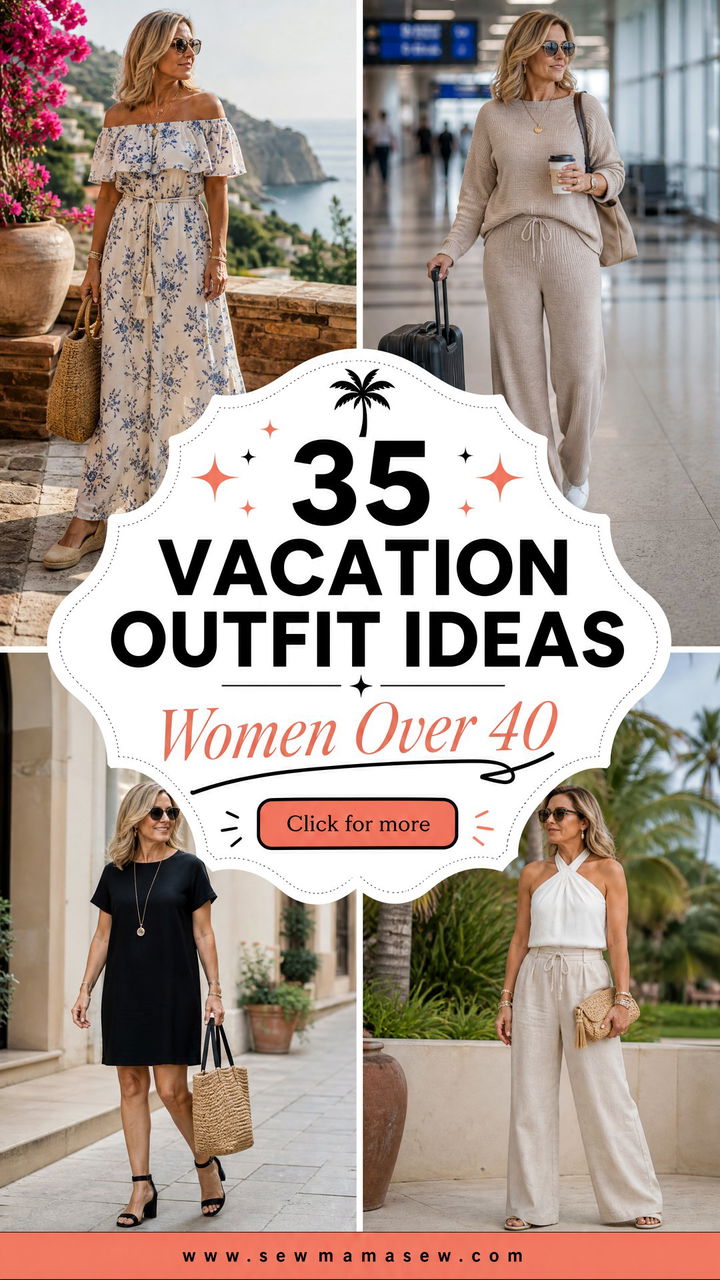 35 Vacation Outfit Ideas for Women Over 40 in 2026 - 35 Vacation Outfit Ideas for Women Over 40 in 2026