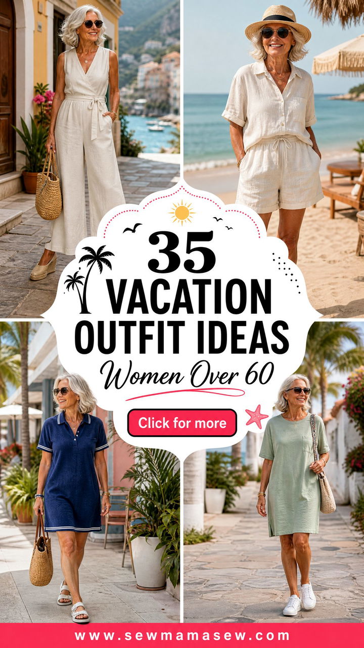 35 Vacation Outfit Ideas for Women Over 60 in 2026 - 35 Vacation Outfit Ideas for Women Over 60 in 2026