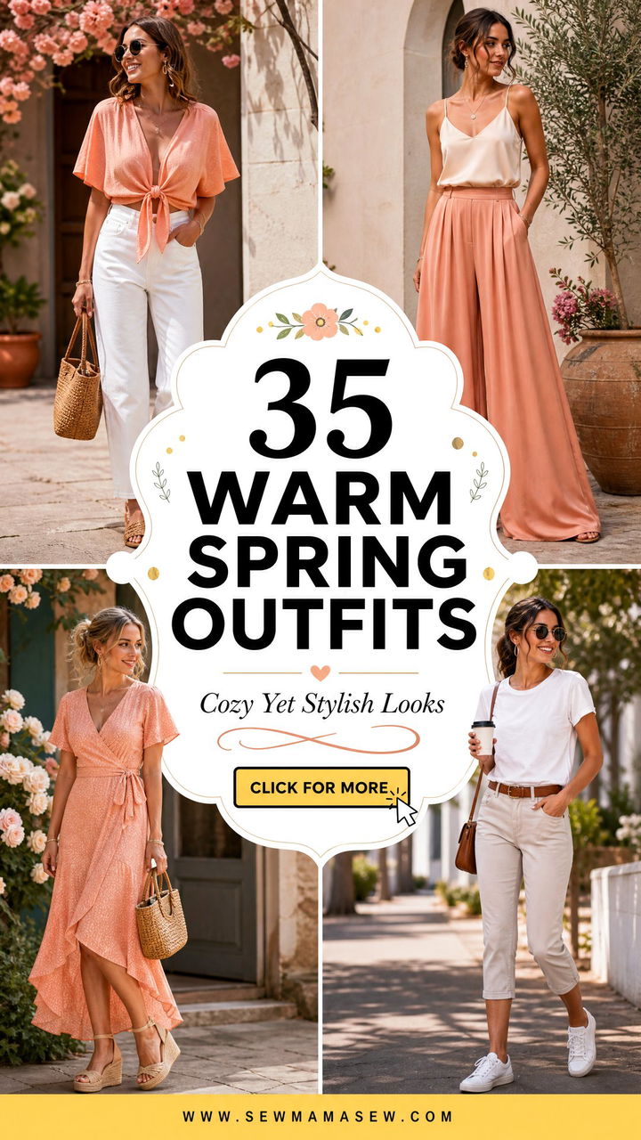 35 Warm Spring Outfits Cozy Yet Stylish Looks - 35 Warm Spring Outfits: Cozy Yet Stylish Looks