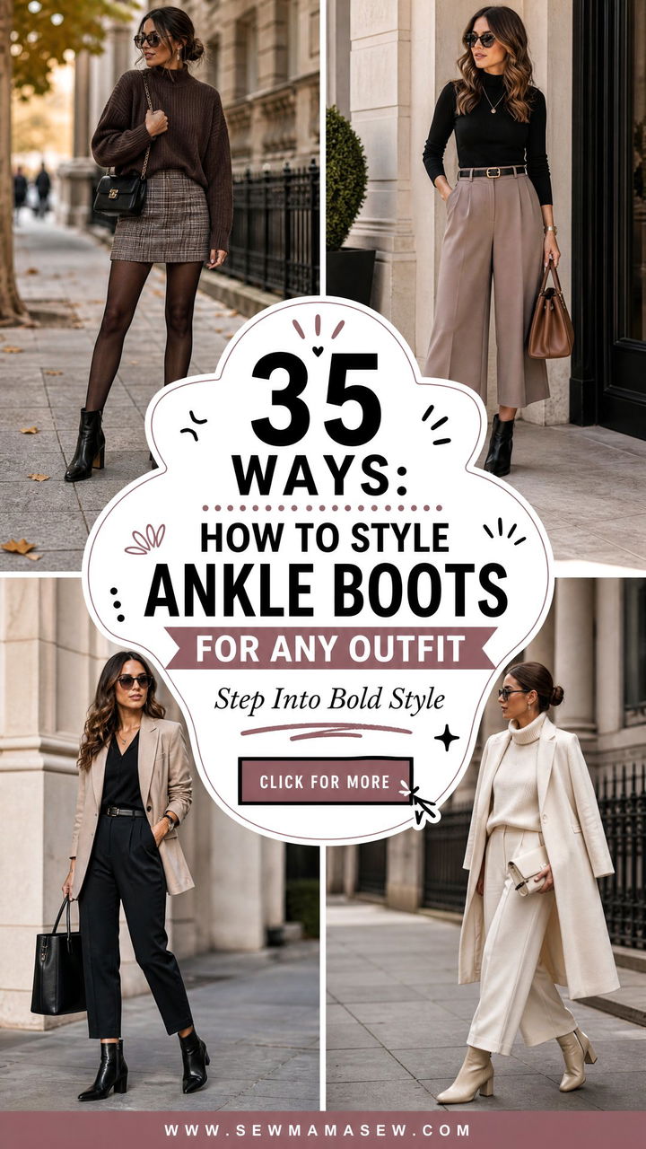 35 Ways How to Style Ankle Boots for Any Outfit - 35 Ways: How to Style Ankle Boots for Any Outfit