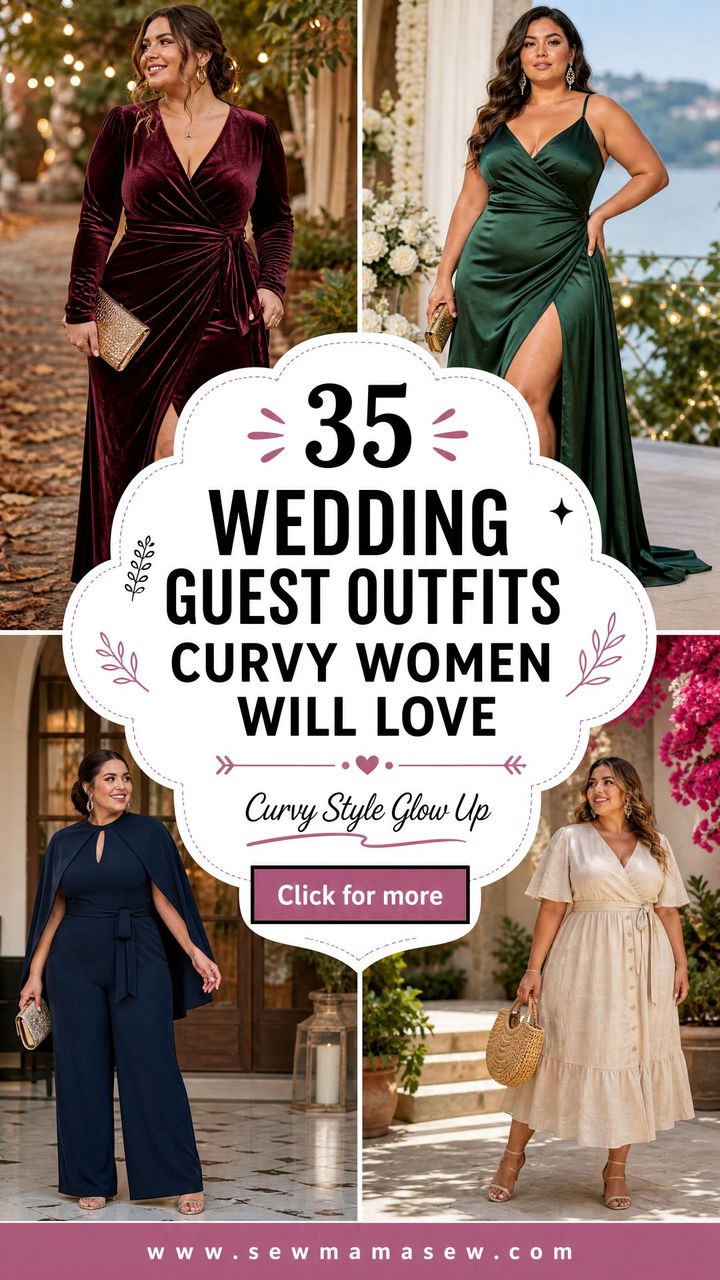 35 Wedding Guest Outfits Curvy Women Will Love - 35 Wedding Guest Outfits Curvy Women Will Love