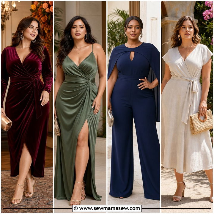 35 Wedding Guest Outfits Curvy Women Will Love