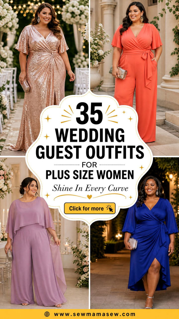 35 Wedding Guest Outfits for Plus Size Women to Shine - 35 Wedding Guest Outfits for Plus Size Women to Shine