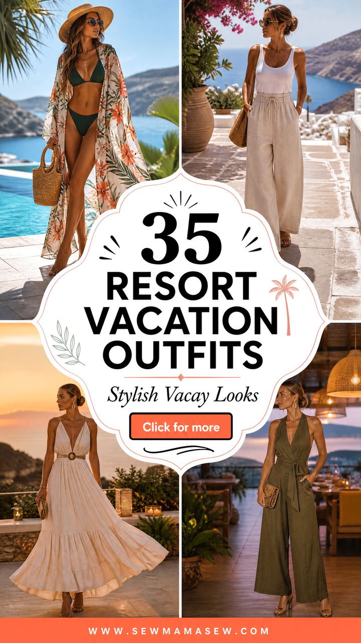35 What to Wear on a Resort Vacation Stylish Looks - 35 What to Wear on a Resort Vacation: Stylish Looks