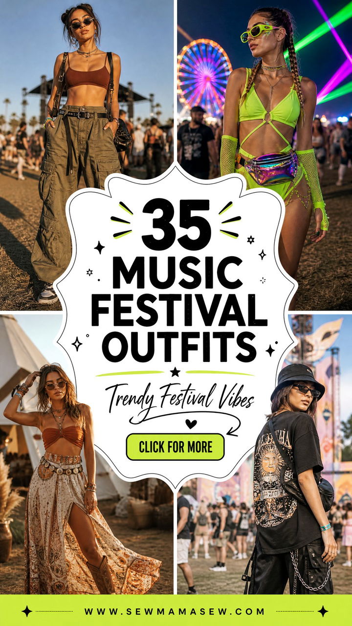 35 What to Wear to a Music Festival Trendy Outfits - 35 What to Wear to a Music Festival: Trendy Outfits