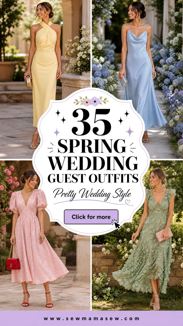 35 What to Wear to a Spring Wedding Guest Outfits - 35 What to Wear to a Spring Wedding: Guest Outfits
