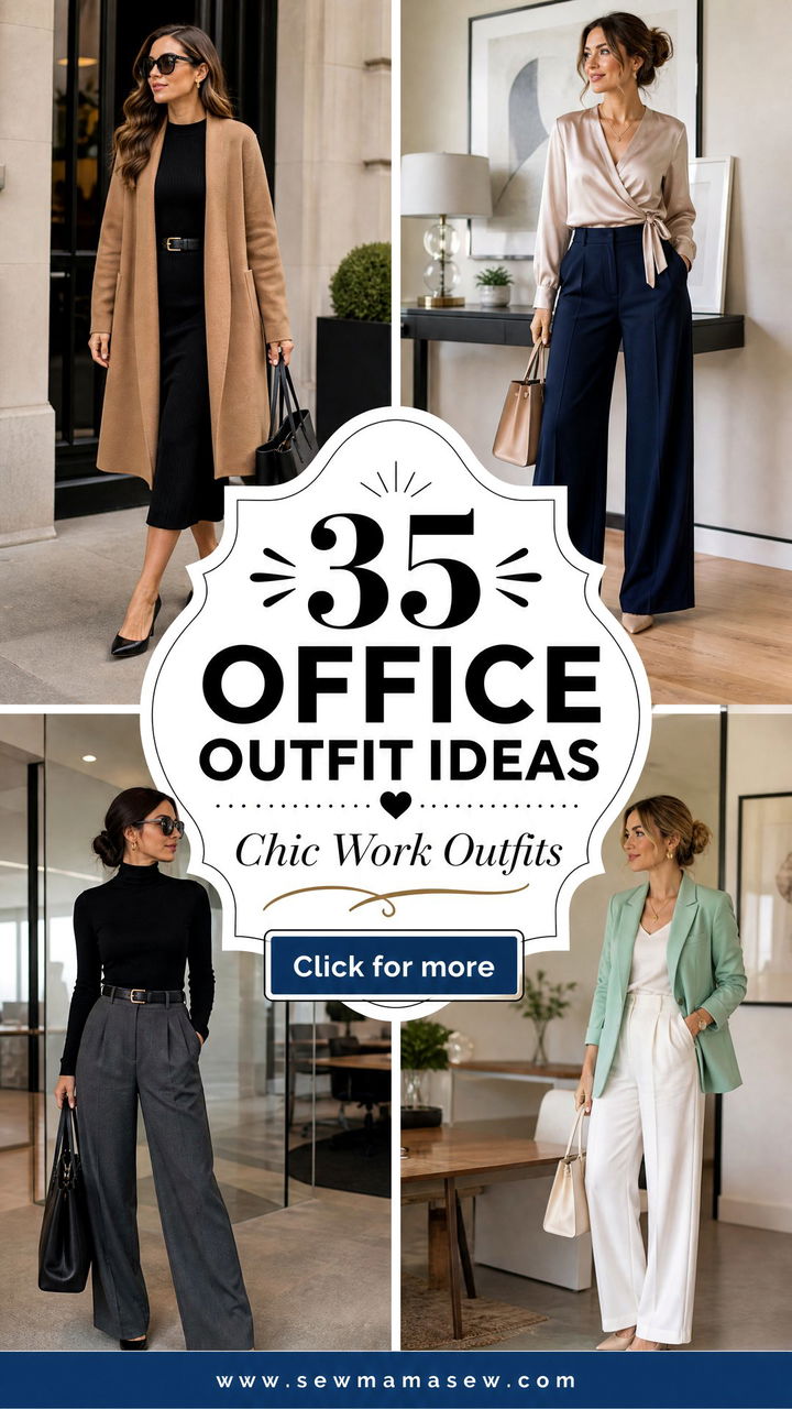 35 What to Wear to the Office Chic Work Outfits - 35 What to Wear to the Office: Chic Work Outfits