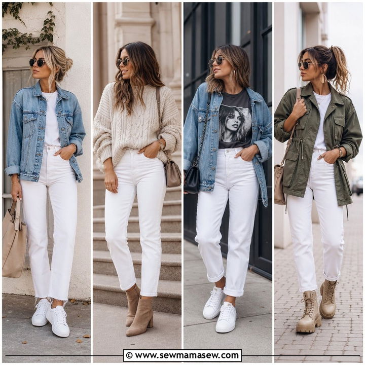 35 White Jeans Outfit Ideas for a Fresh, Chic Look