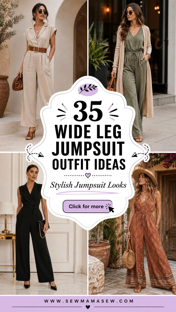 35 Wide Leg Jumpsuit Outfit Ideas for Stylish Looks - 35 Wide Leg Jumpsuit Outfit Ideas for Stylish Looks