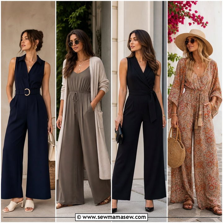 35 Wide Leg Jumpsuit Outfit Ideas for Stylish Looks