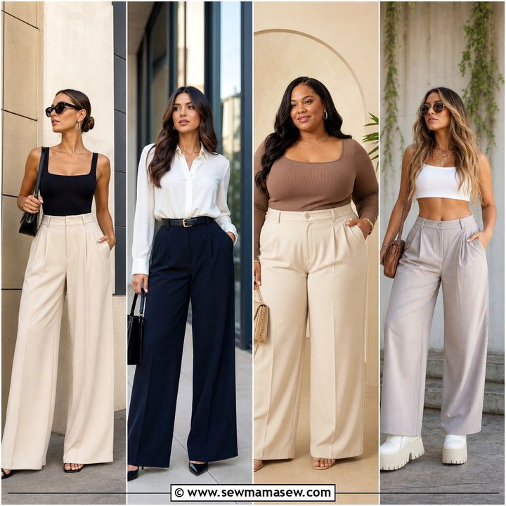 35 Wide Leg Pants Outfit Ideas for Effortless Style