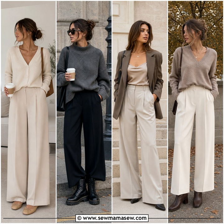 35 Wide Leg Pants Outfits Ideas for Effortless Style