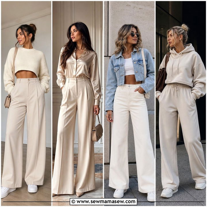 35 Wide Leg Pants Outfits for Women: Chic Styles