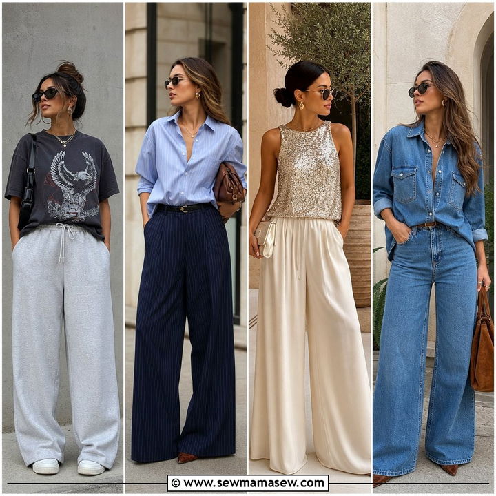 35 Wide Leg Pants Outfits to Copy for Effortless Chic