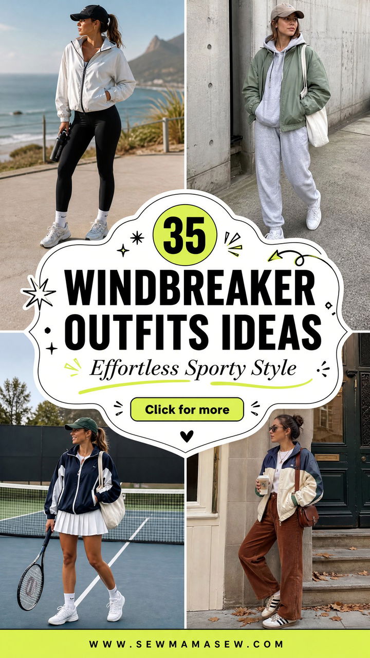 35 Windbreaker Outfits Ideas for Effortless Sporty Style - 35 Windbreaker Outfits Ideas for Effortless Sporty Style