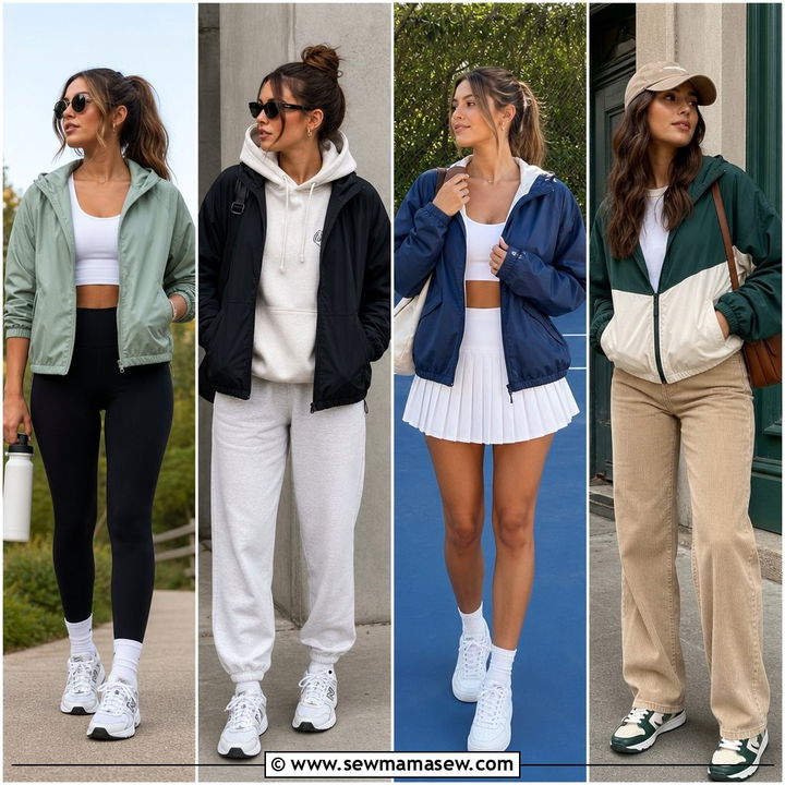 35 Windbreaker Outfits Ideas for Effortless Sporty Style