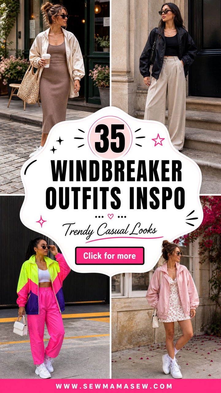 35 Windbreaker Outfits Inspo for Trendy Casual Looks - 35 Windbreaker Outfits Inspo for Trendy Casual Looks