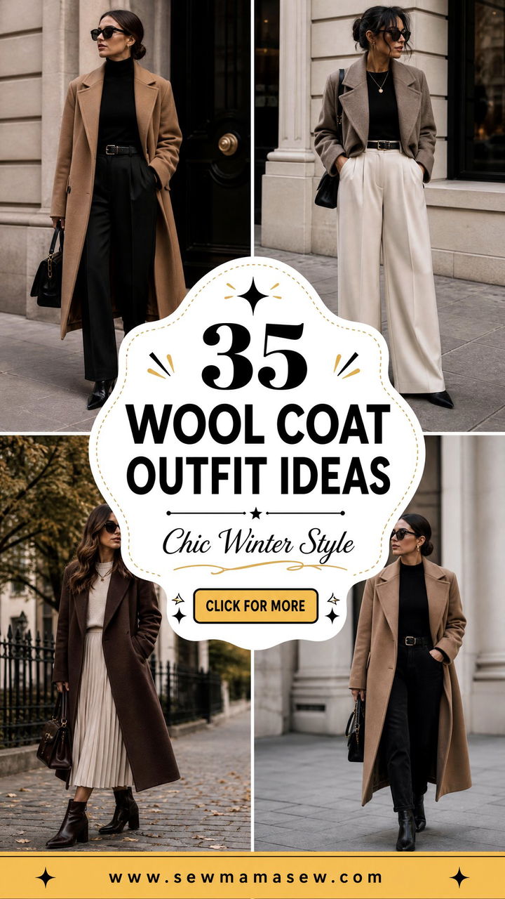 35 Wool Coat Outfit Ideas for Chic Winter Style - 35 Wool Coat Outfit Ideas for Chic Winter Style