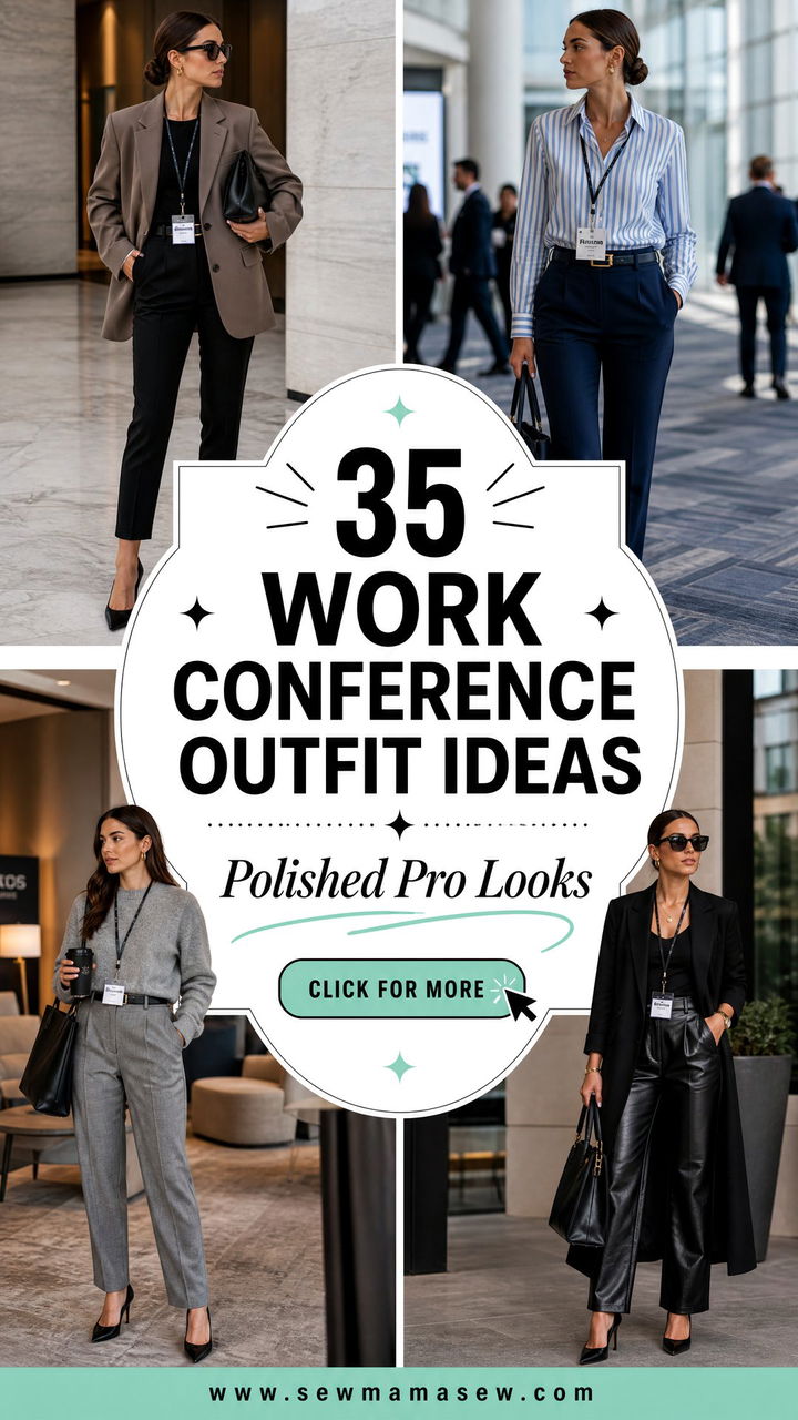 35 Work Conference Outfit Ideas for Polished Pro Looks - 35 Work Conference Outfit Ideas for Polished Pro Looks