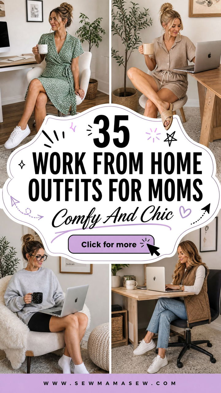 35 Work From Home Outfits for Moms Comfy and Chic - 35 Work From Home Outfits for Moms: Comfy & Chic