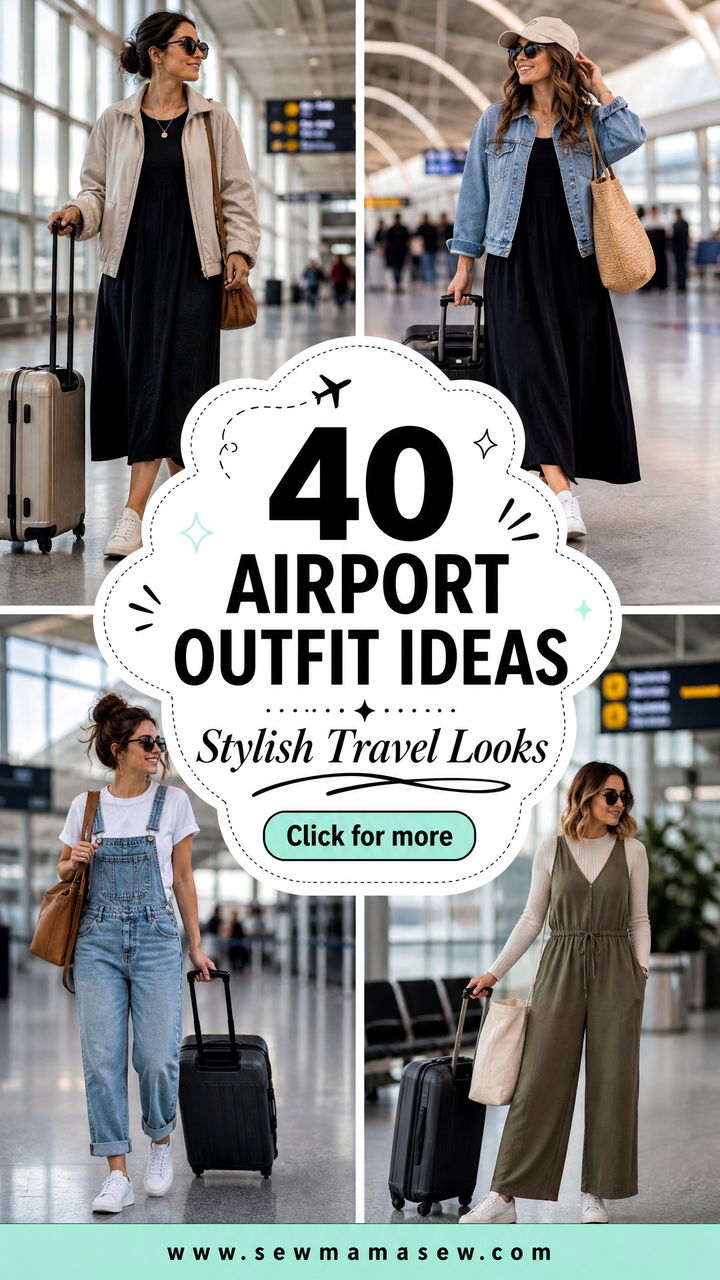 40 Airport Outfit Ideas for Women Stylish Travel Looks - 40 Airport Outfit Ideas for Women: Stylish Travel Looks