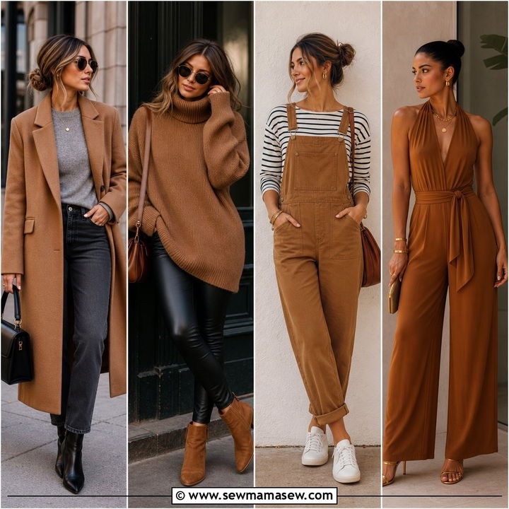 40 All Caramel Outfit Ideas for a Warm, Chic Style