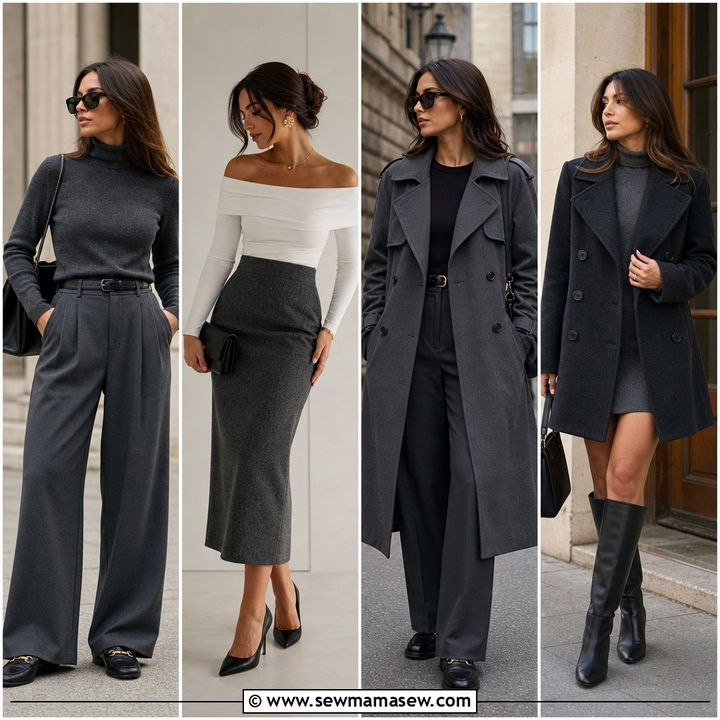 40 All Charcoal Outfit Ideas for a Sleek, Modern Look