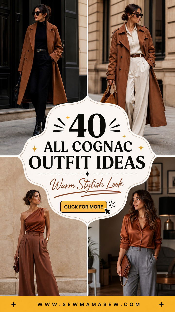 40 All Cognac Outfit Ideas for a Warm Stylish Look - 40 All Cognac Outfit Ideas for a Warm Stylish Look